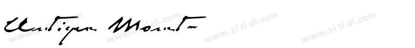 Antique Monet字体转换